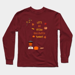 Vegan Halloween Long Sleeve T-Shirt